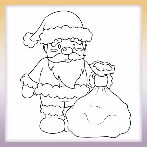 Santa Claus - Online coloring page