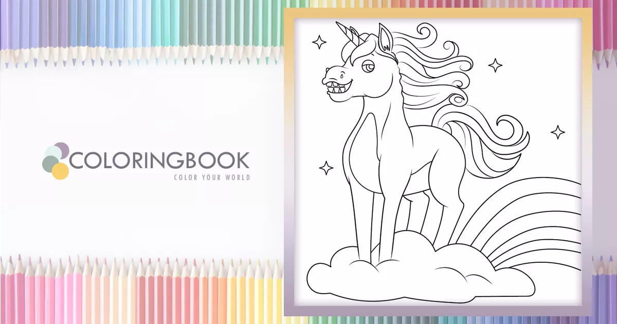 Silly unicorn Coloringbook.pics