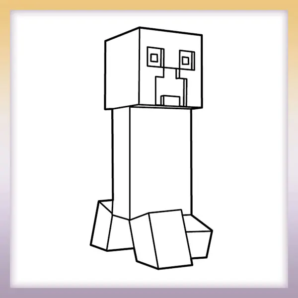 minecraft creeper coloringbook pics