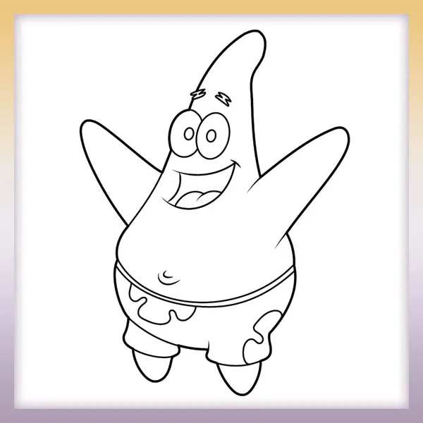 Patrick Star - Spongebob | Online coloring page