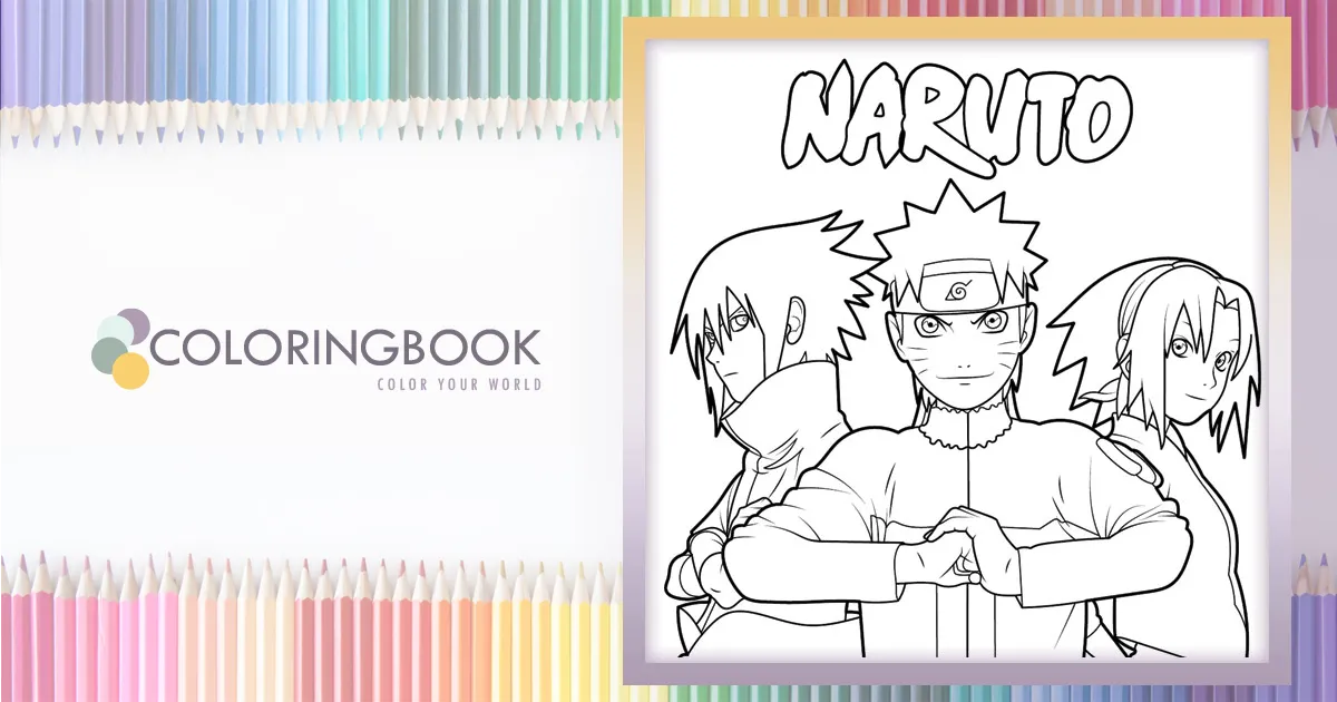 Coloring Pages Sasuke and Naruto - Free Printable Coloring Pages