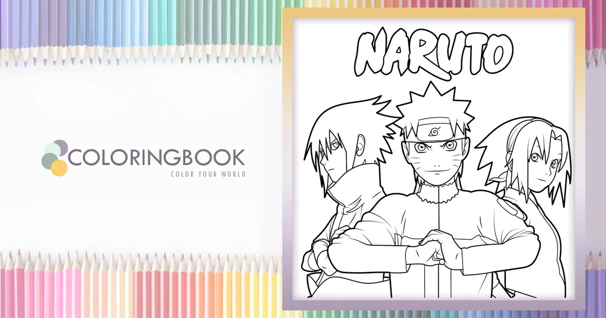 NARUTO SHIPPUDEN: The Official Coloring Book