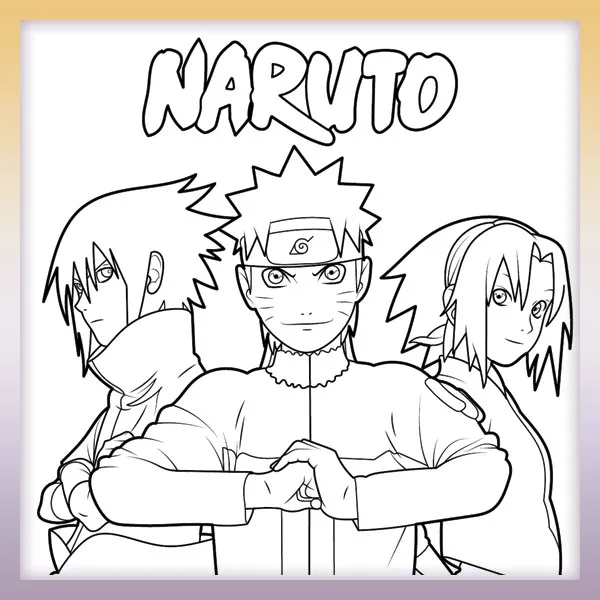 free naruto online coloring pages