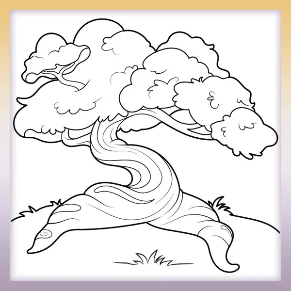 Tree | Online coloring page