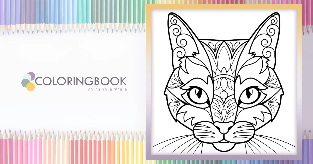 My Cat Mandala Coloring Book - C&T Publishing