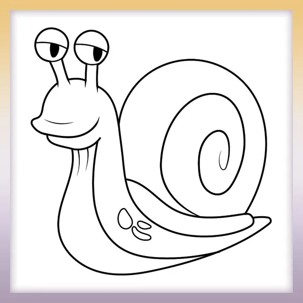 Snail | Online coloring page