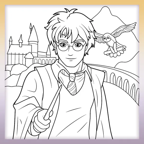 Harry Potter | Online coloring page