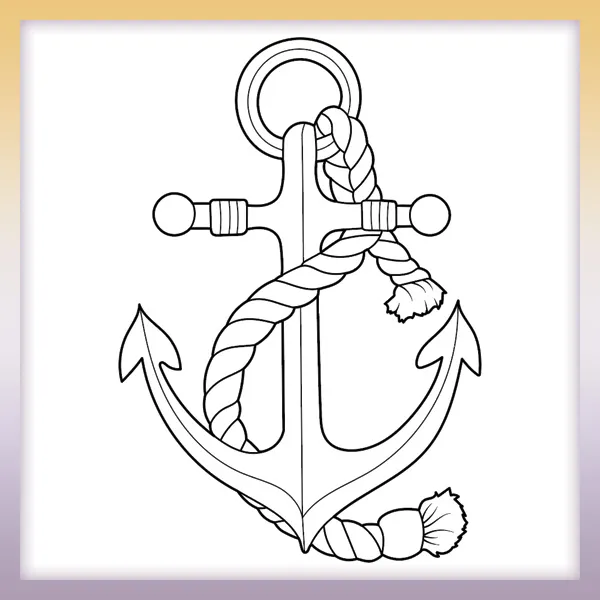 Anchor | Online coloring page