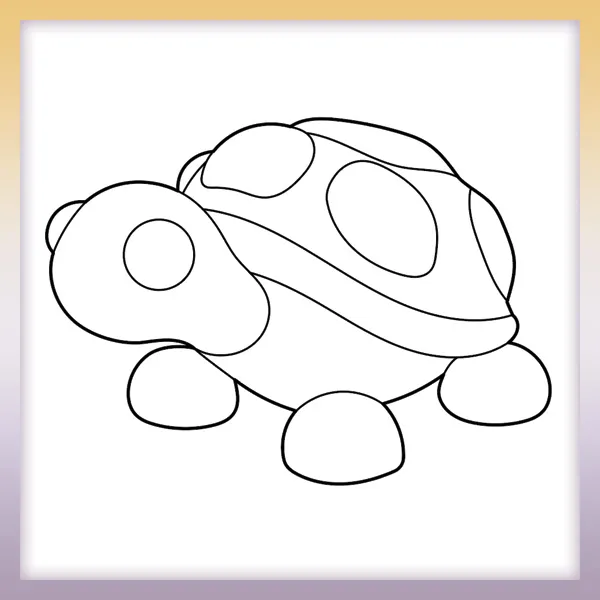 Roblox - Turtle | Online coloring page
