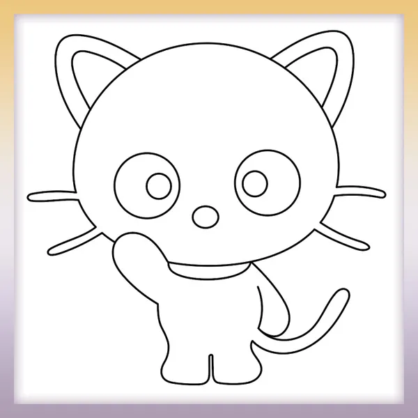 Chococat | Online coloring page