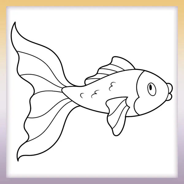 Fish | Online coloring page