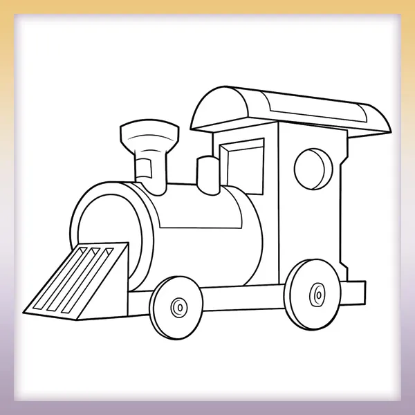 Train | Online coloring page