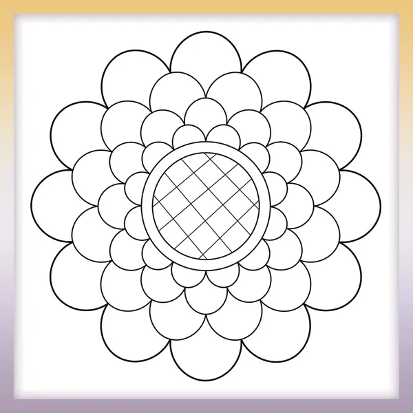 Mandala | Online coloring page