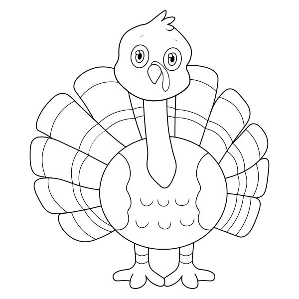 Turkey | Online coloring pages for kids