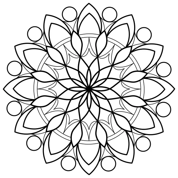 Mandala 5 | Online coloring pages for kids