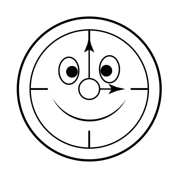 Clocks | Online coloring pages for kids