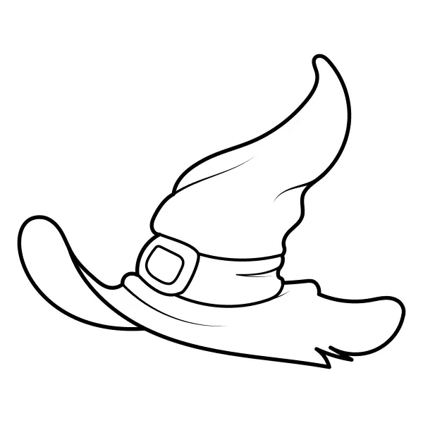 Wizard’s Hat | Online coloring pages for kids
