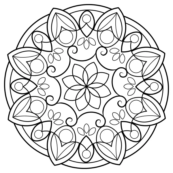 Mandala 7 | Online coloring pages for kids