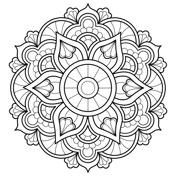 Mandala 11 | Online coloring pages for kids