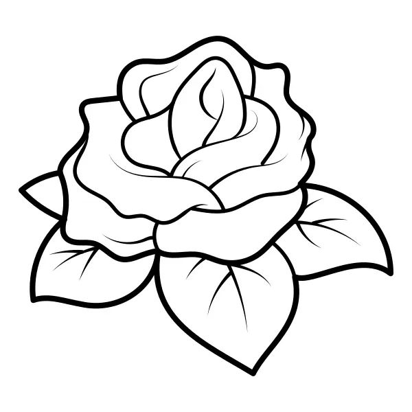 Rose | Online coloring pages for kids