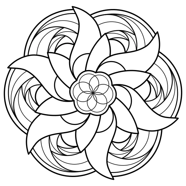 Mandala 16 | Online coloring pages for kids