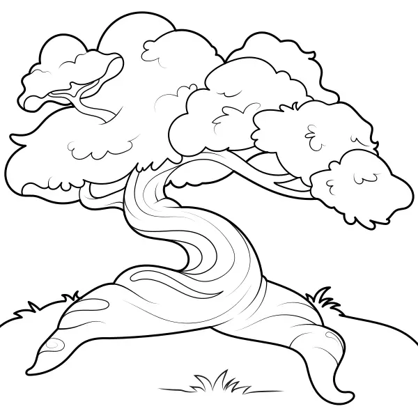 Tree | Online coloring pages for kids