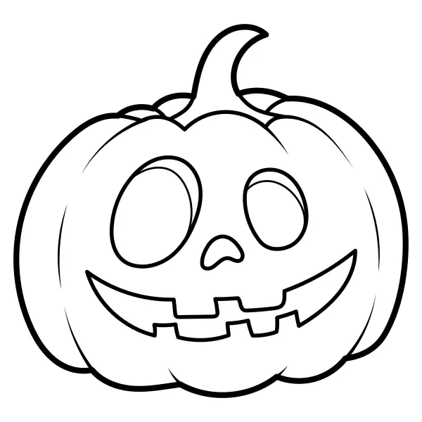 Halloween pumpkin | Online coloring pages for kids