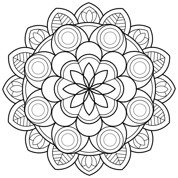 Mandala 18 | Online coloring pages for kids