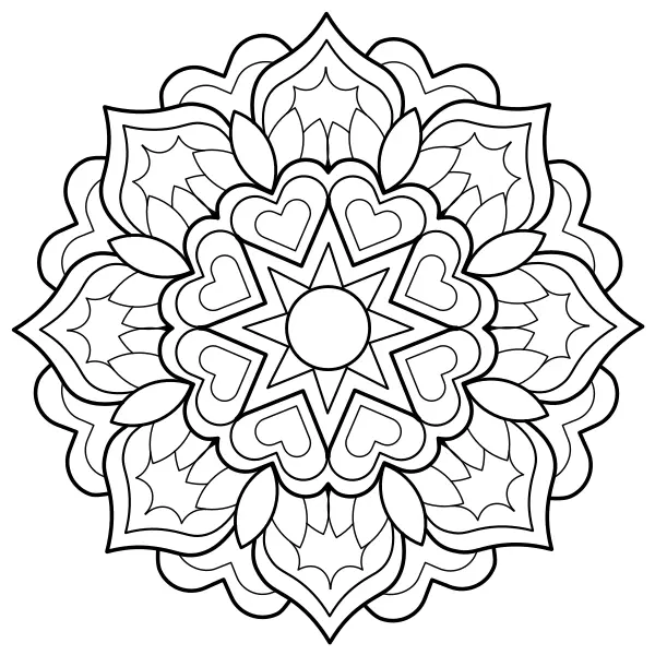 Mandala 19 | Online coloring pages for kids