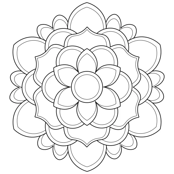 Mandala 62 | Online coloring pages for kids