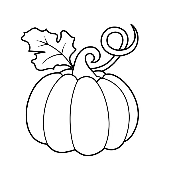 Pumpkin | Online coloring pages for kids