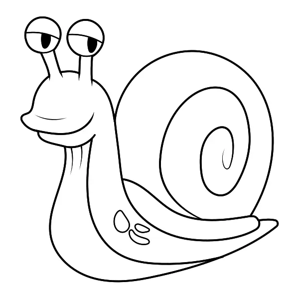 Snail | Online coloring pages for kids