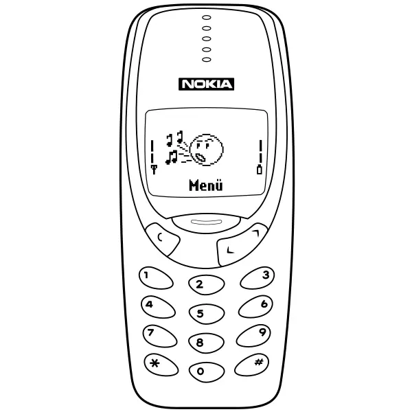 Nokia 3310 | Online coloring pages for kids