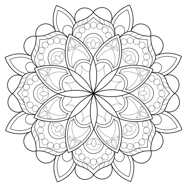 Mandala 22 | Online coloring pages for kids