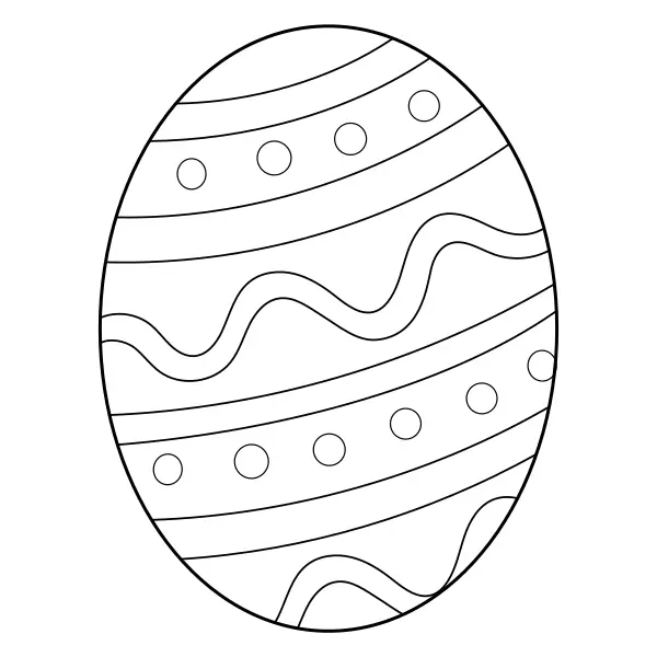 Easter Egg | Online coloring pages for kids