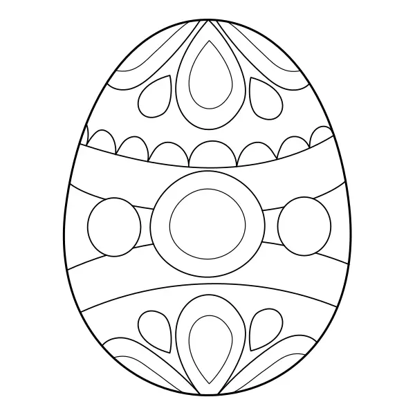 Easter Egg | Online coloring pages for kids