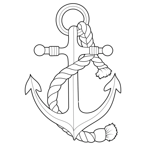 Anchor | Online coloring pages for kids