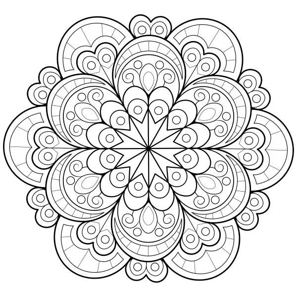 Mandala 23 | Online coloring pages for kids