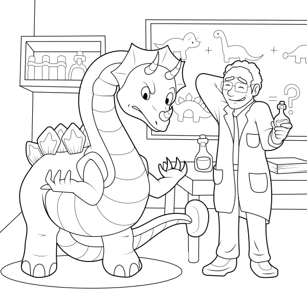 A Failed Experiment | Online coloring pages for kids