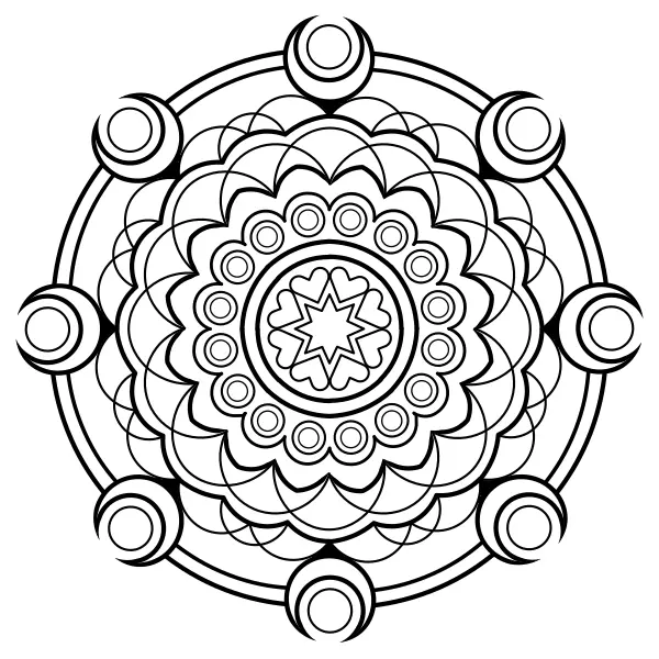 Mandala 28 | Online coloring pages for kids