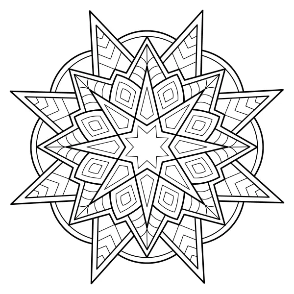 Mandala 31 | Online coloring pages for kids