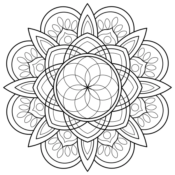 Mandala 33 | Online coloring pages for kids