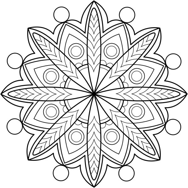 Mandala 34 | Online coloring pages for kids