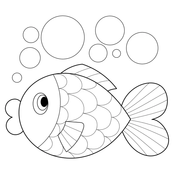 Fish | Online coloring pages for kids