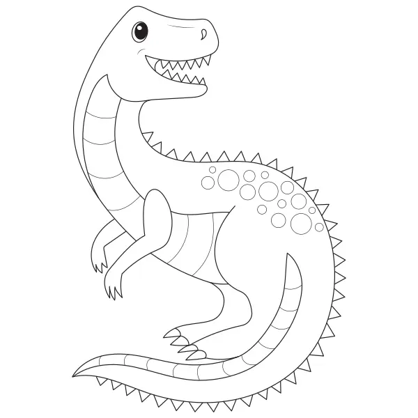 Dinosaur | Online coloring pages for kids