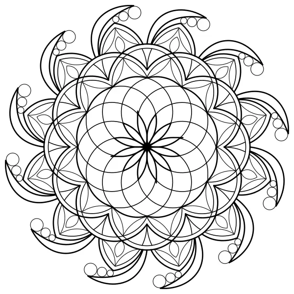 Mandala 36 | Online coloring pages for kids