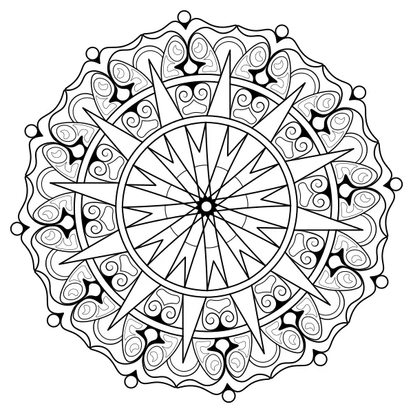 Mandala 37 | Online coloring pages for kids