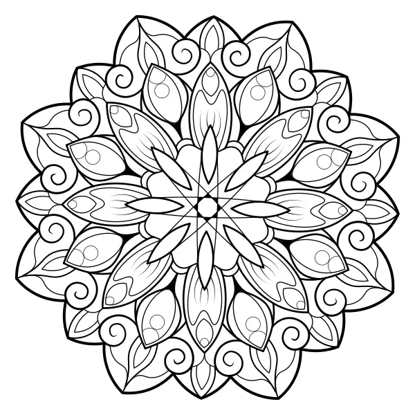Mandala 38 | Online coloring pages for kids