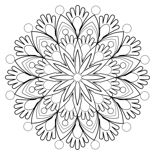 Mandala 42 | Online coloring pages for kids