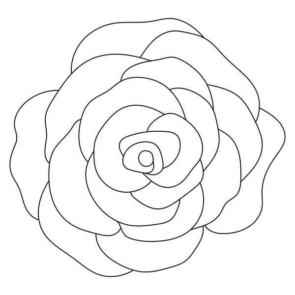Rose | Online coloring pages for kids